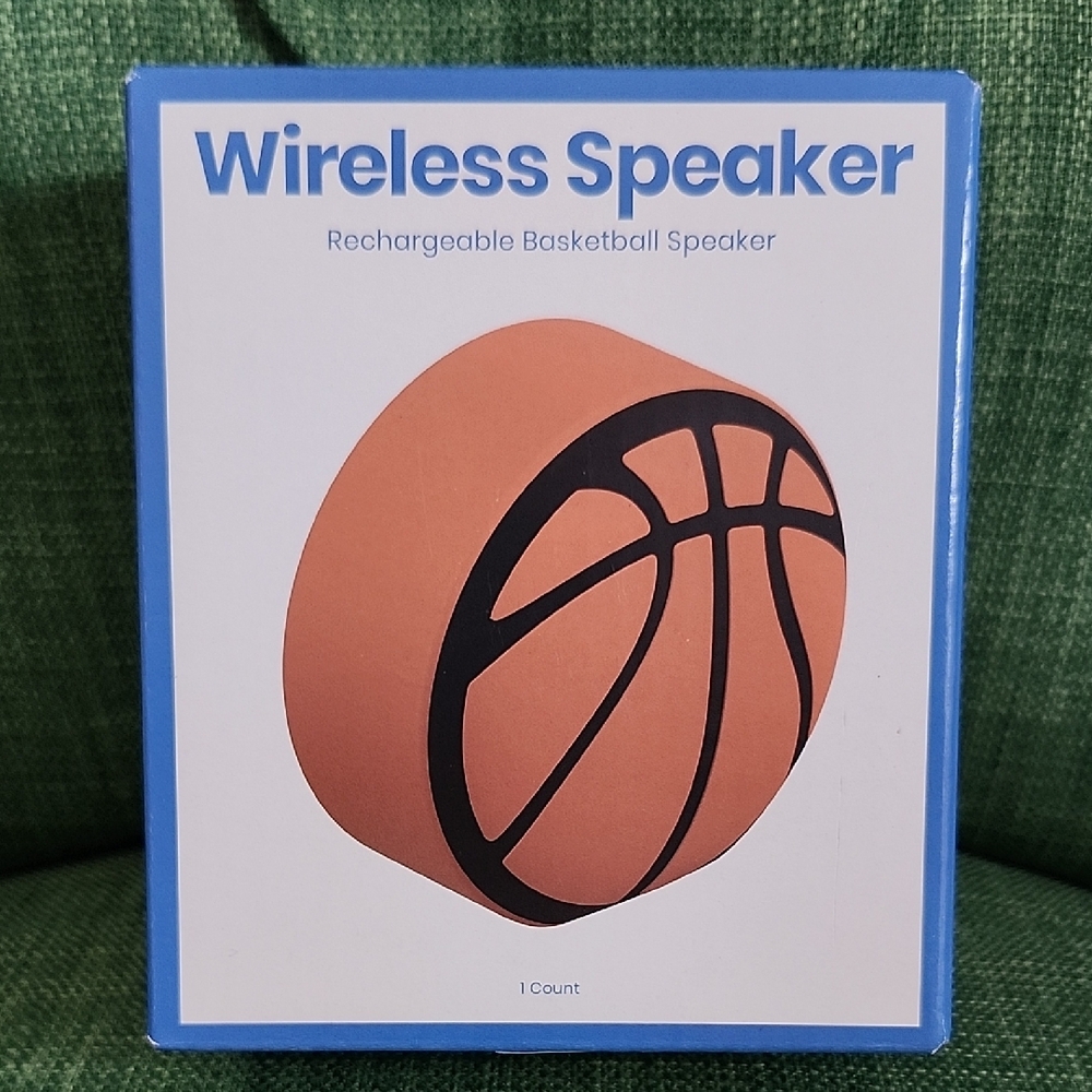 Basketball-Themed Wireless Speaker